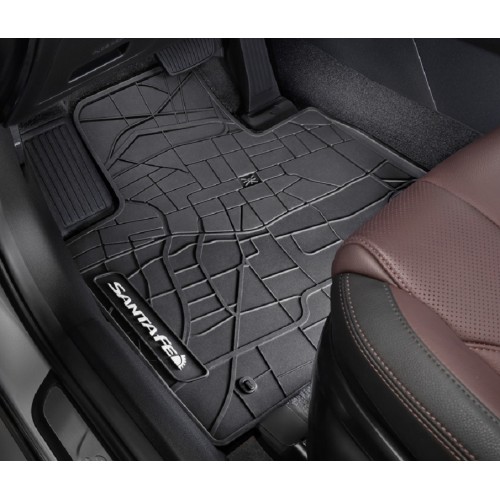 Hyundai Santa Fe gumiszőnyeg 2021-től, 4db-os, gyári gumiszőnyeg